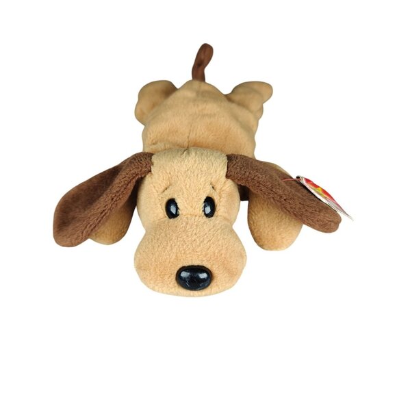 Ty Beanie Babies Collection Bones Plush Dog Stuffed Animal - Picture 1 of 5